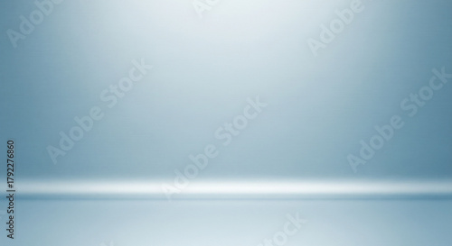 Wallpaper Mural Modern and Minimalist Empty Studio Backdrop in Light Blue with Soft Lighting and Gradation Effect Torontodigital.ca