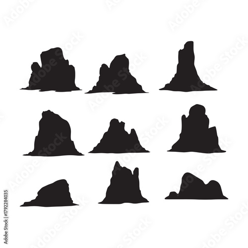 Desert Stone Silhouette Pack design.