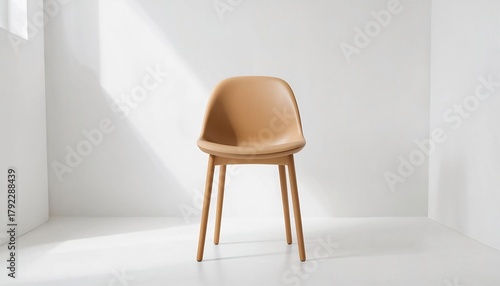 yellow chair in a room