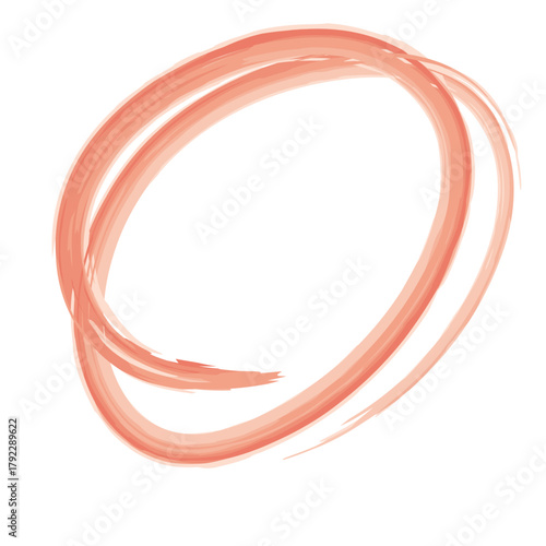 手書き風の赤い丸印イラスト