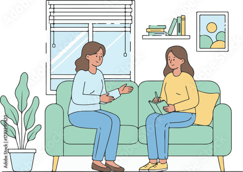 doctor with a psychologist patient