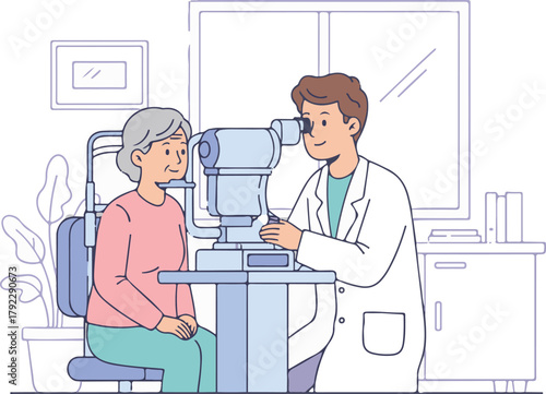 doctor and patient in hospital