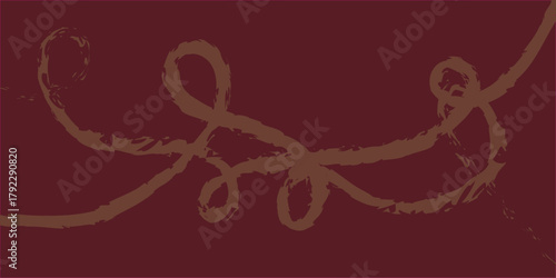 Abstract, energetic composition of multiple intertwining, continuous, fluid lines forming a series of graceful waves, loops, and sharp, stylized points. Each line features a smooth