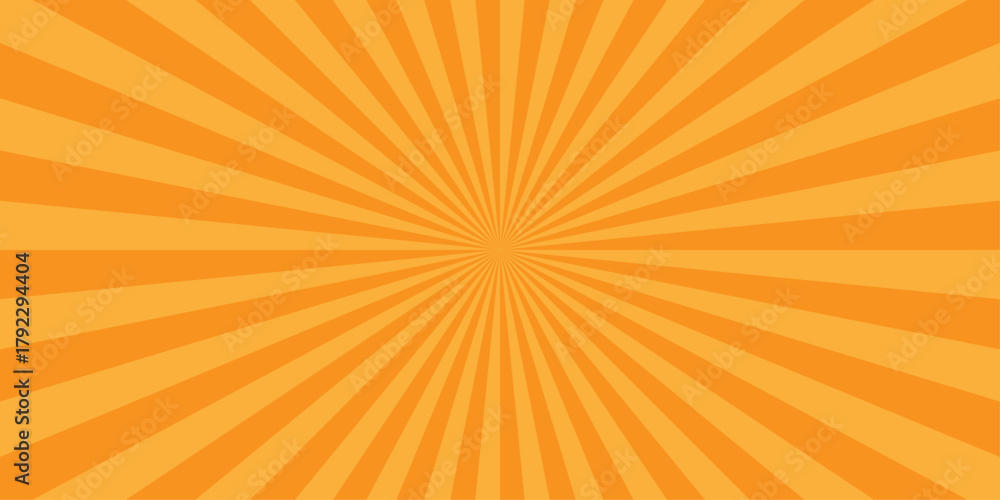 Abstract orange vector summer ray sunburst hot sunrise wallpaper background