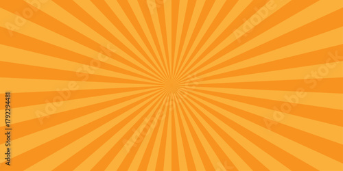 Abstract orange vector summer ray sunburst hot sunrise wallpaper background	
