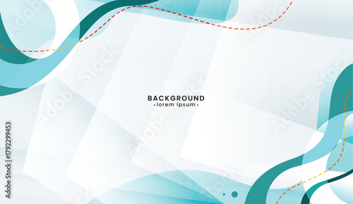 Ideal for contemporary design projects, this abstract background features teal wavy lines and shapes, perfect for creative concepts and artistic endeavors.