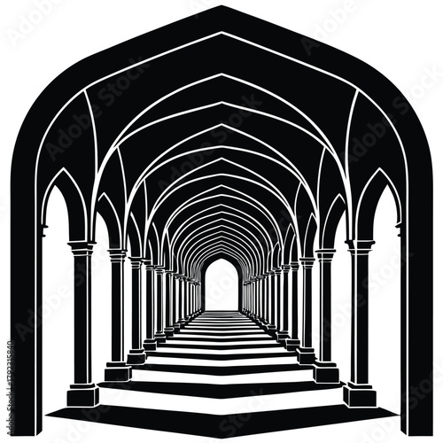 temple-corridors-and-arches.eps