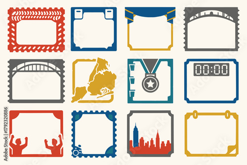 New York City Marathon Iconic Race Moments Captured in Frames and Graphics