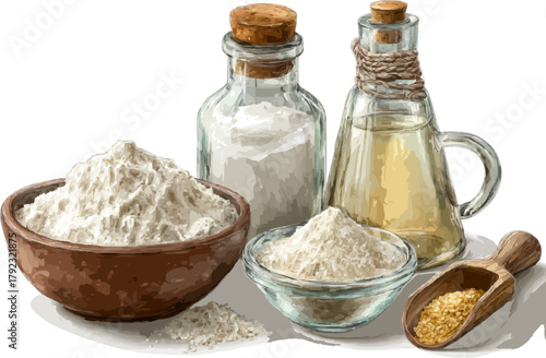Artisan Baking Ingredients: Freshly Milled Flour and Grains