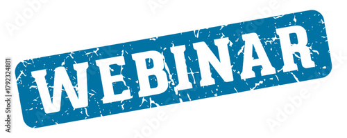 webinar rectangular sign. webinar stamp