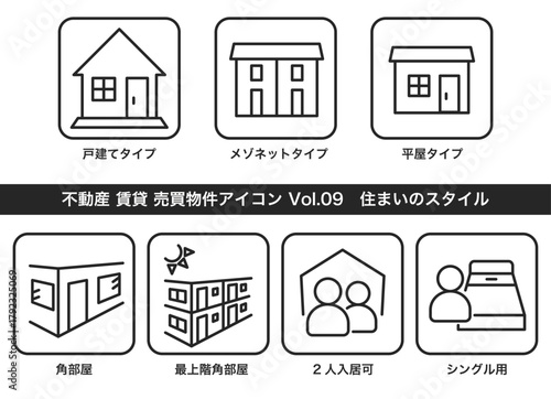 i不動産 物件アイコン Vol.09　住まいのスタイル