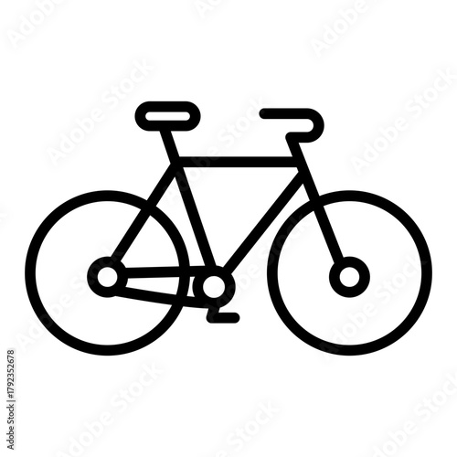Cycle icon vector image. Can be used for Retro.
