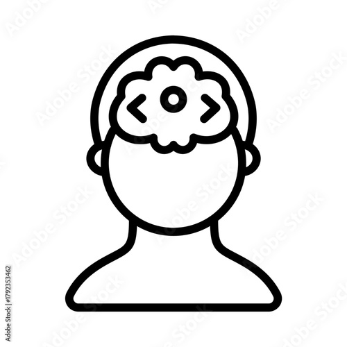 Developmental Psychology icon vector image. Can be used for Psychology.