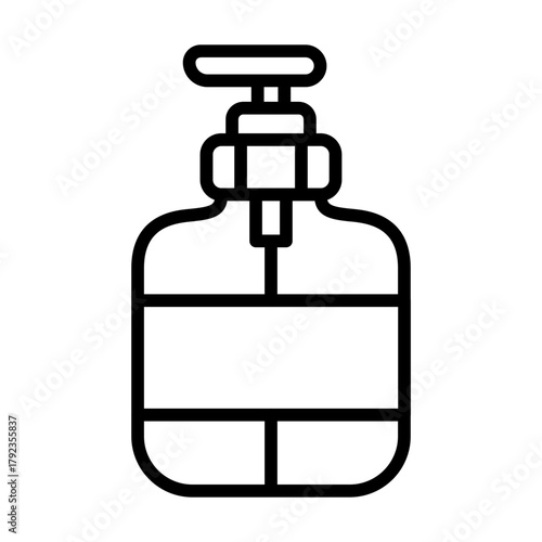 Liquid Soap icon vector image. Can be used for Laundry.