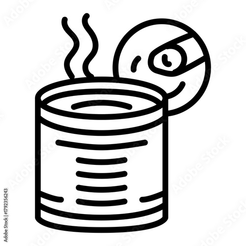 Can Soup icon vector image. Can be used for Trekking.