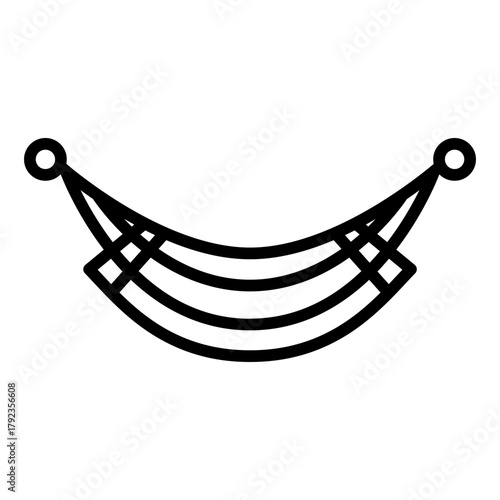 Mexican Hammock icon vector image. Can be used for Trekking.