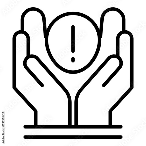 Crisis icon vector image. Can be used for Homeless.