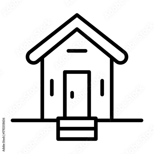 Eviction icon vector image. Can be used for Homeless.