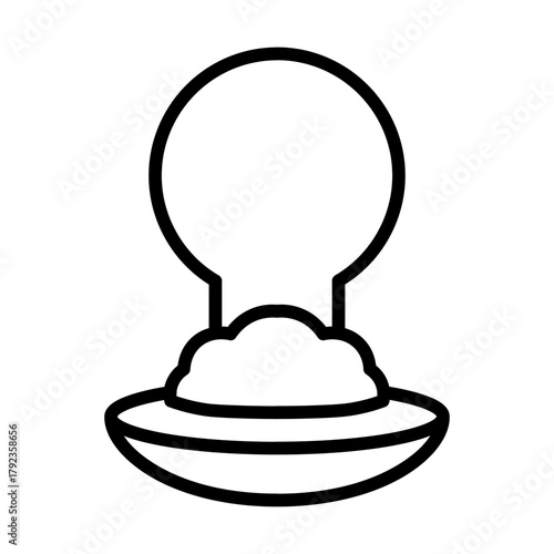 Hunger icon vector image. Can be used for Homeless.