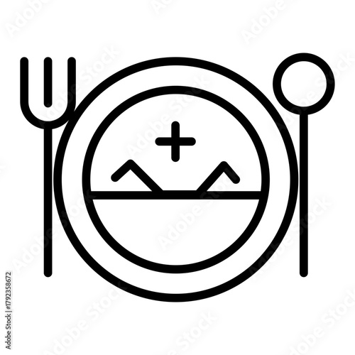 Hunger icon vector image. Can be used for Homeless.