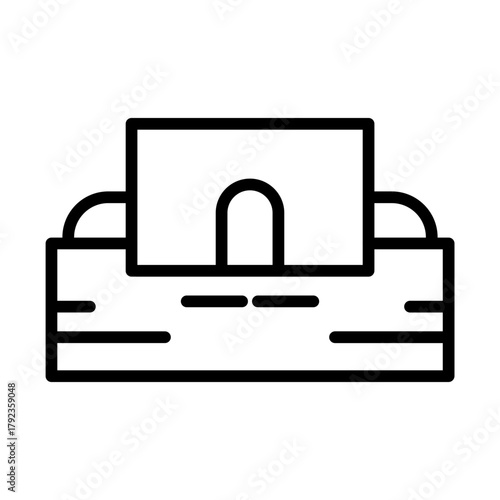 Bunker icon vector image. Can be used for Golf.