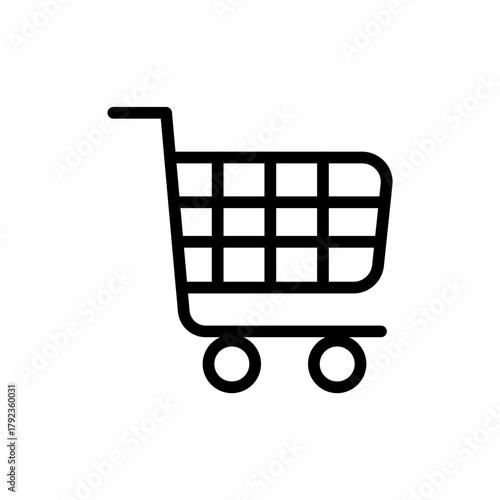 Hand Trolley icon vector image. Can be used for Supply Chain.