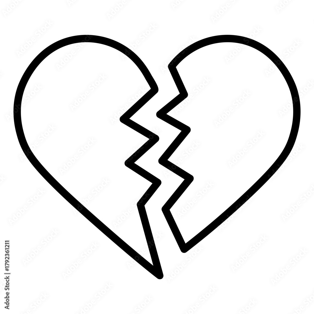 Obraz premium Divorce icon vector image. Can be used for Child Adoption.