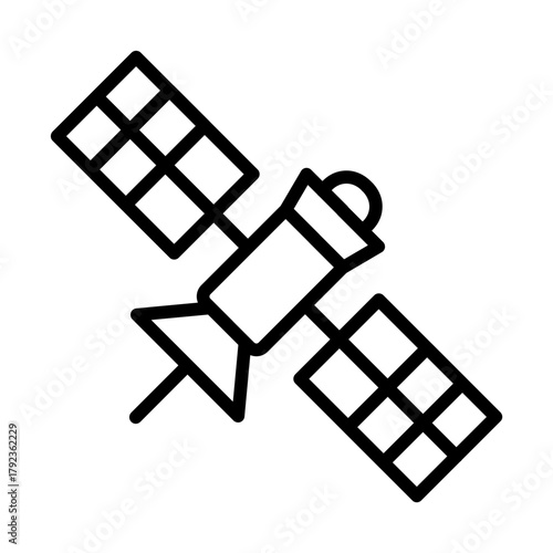 Satellite icon vector image. Can be used for Shooting.