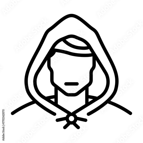 Robin Hood icon vector image. Can be used for Fairytale.