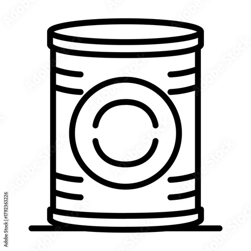 Canned Food icon vector image. Can be used for Veterinary.