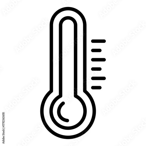 Thermometer icon vector image. Can be used for Veterinary.