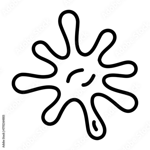 Microplastic icon vector image. Can be used for Global Warming.