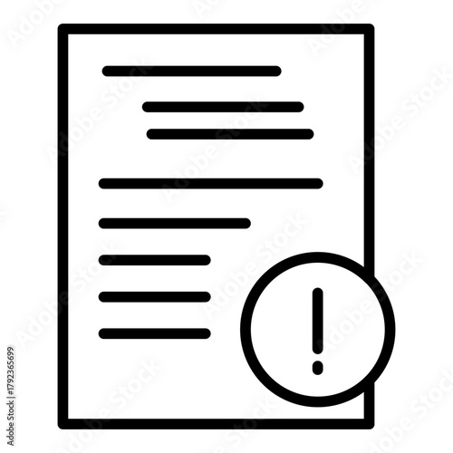 Situation Report icon vector image. Can be used for Crisis Mangement.