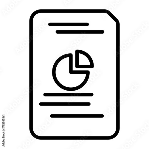 Transparency Report icon vector image. Can be used for Crisis Mangement.