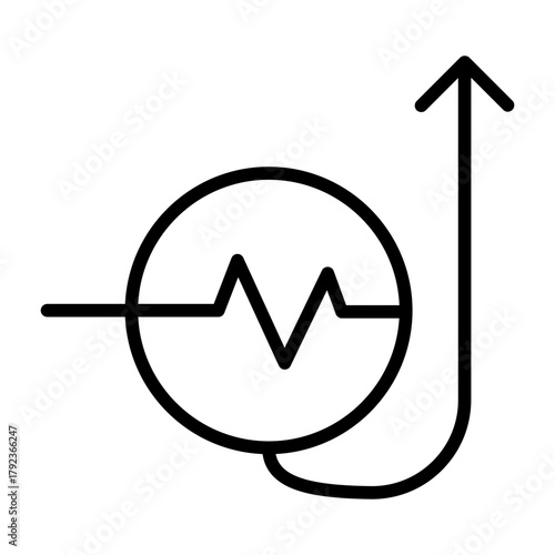 Life Support icon vector image. Can be used for Nursing.