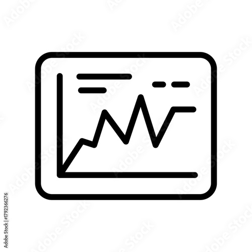 Medical Chart icon vector image. Can be used for Nursing.