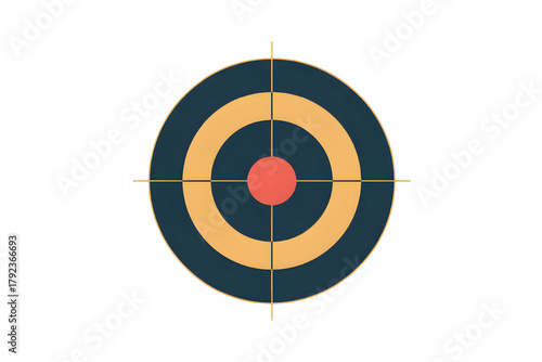 Visualization symbol target radar focus effect rings expanding with background