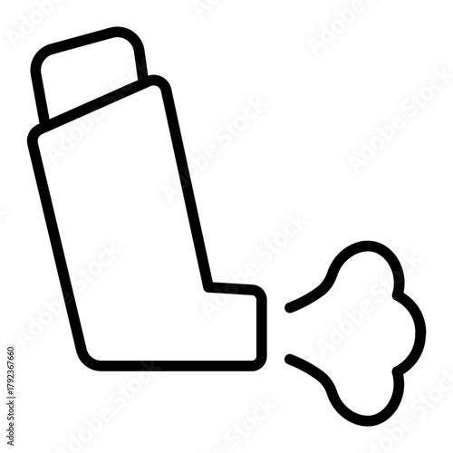 Inhalants icon vector image. Can be used for Addiction.