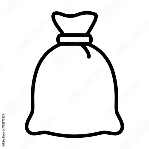 Potato Sack icon vector image. Can be used for Agriculture.
