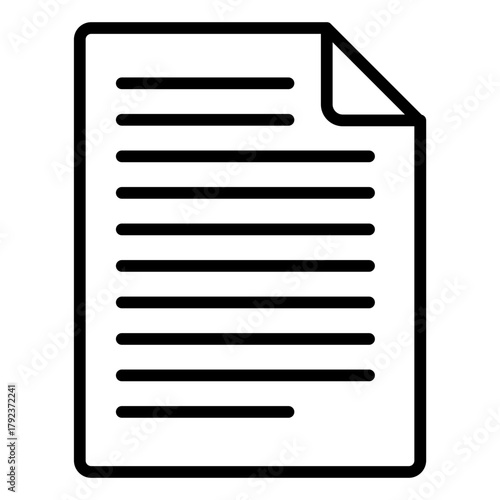 Text File icon vector image. Can be used for Documents And Files.