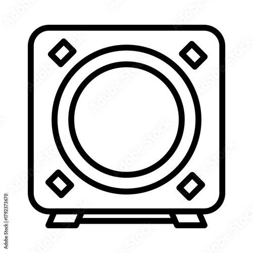 Drink Coaster icon vector image. Can be used for Bar.