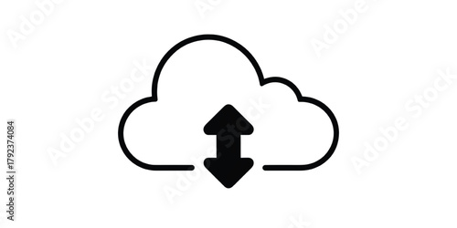 Arrows download cloud transparent upload data with