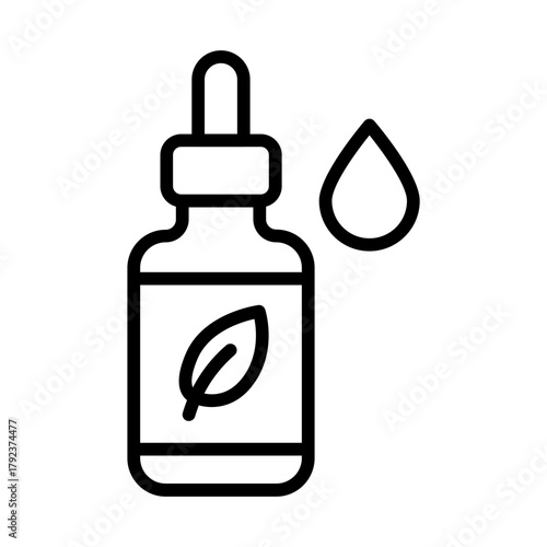 Hair Serum icon vector image. Can be used for Cosmetology.
