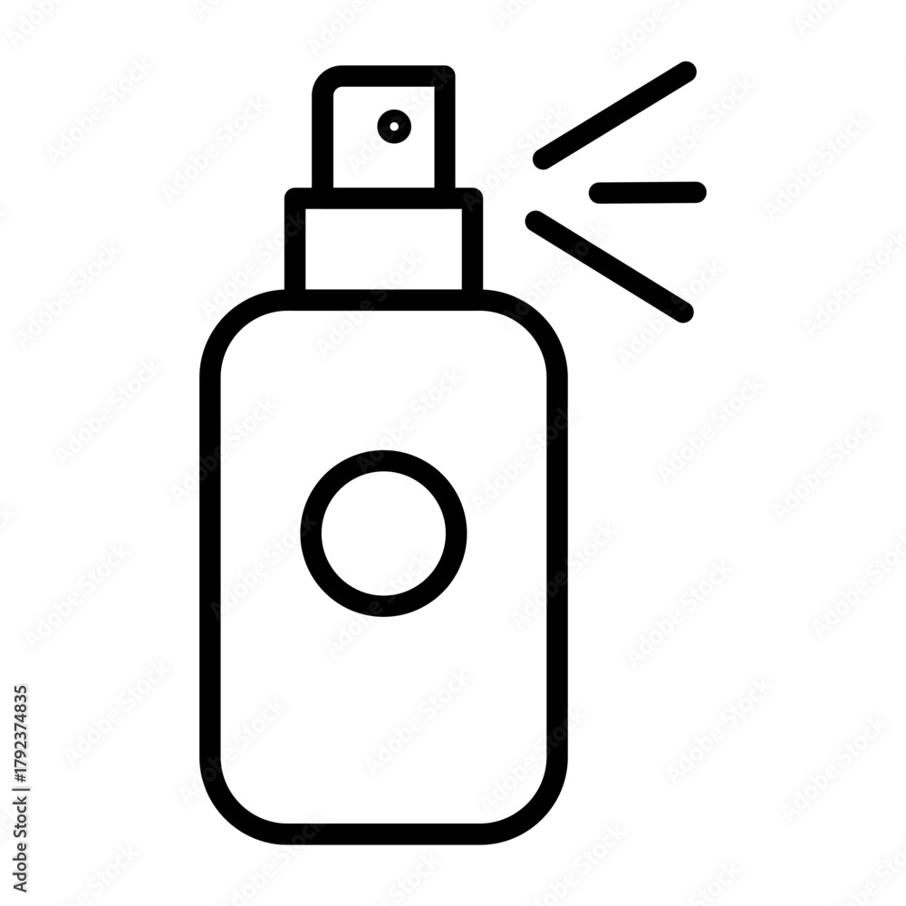 Naklejka premium Setting Spray icon vector image. Can be used for Cosmetology.