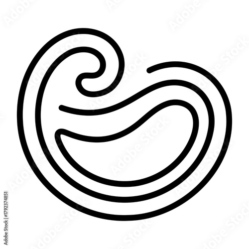 Amniotic Fluid icon vector image. Can be used for Maternity.
