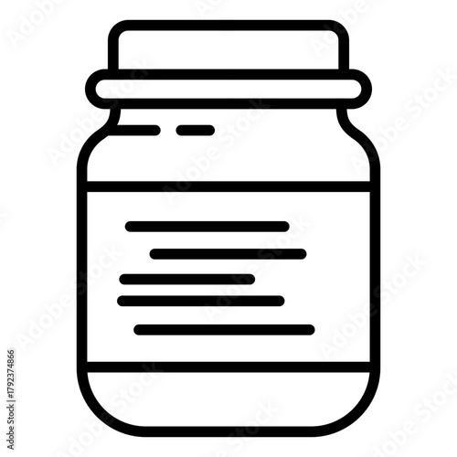 Baby Food Jar icon vector image. Can be used for Maternity.