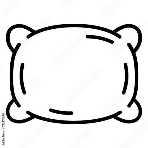 Baby Pillow icon vector image. Can be used for Maternity.