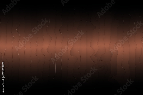Dark wood texture illustration with wavy abstract lines and warm gradient lighting, ideal as an elegant, modern background for digital or print design projects.