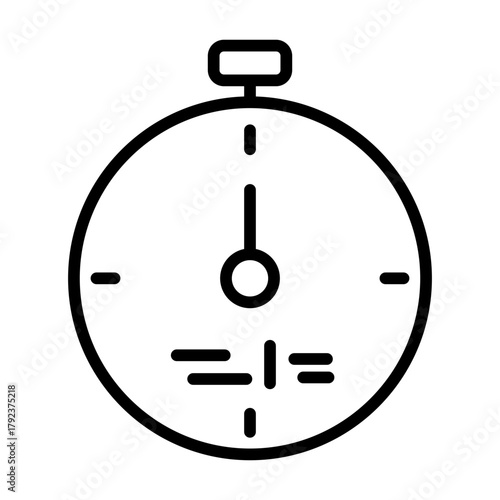 Contraction Timer icon vector image. Can be used for Maternity.