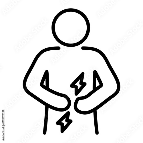 Colic Relief icon vector image. Can be used for Maternity.
